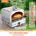Miniatyrbild 2 av 6: Utomhuspizzaugn - VEVOR - med tjock Cordierite pizzasten och inbyggd termometer - för campingträdgård