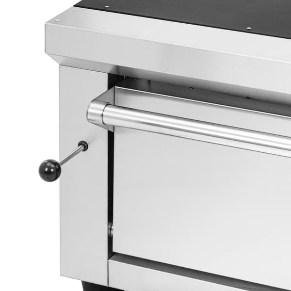 Royal Catering - Elektrisk pizzaugn - 6 x 33 cm - 1 kammare - 6600 W - 400 V - Chamottesten