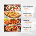 Miniatyrbild 4 av 8: Royal Catering - Elektrisk pizzaugn - 8 x 33 cm - 1 kammare - 8400 W - 400 V - Chamottesten