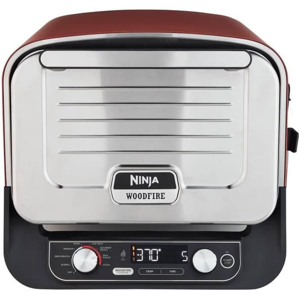 NINJA Pizzaugn - Woodfire OO101EU - 8 tillagningsprogram - Upp till 370°C - 2400W