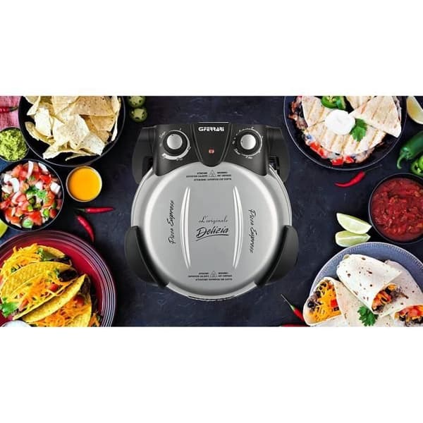 Pizzaugn G3 FERRARI - Limited Edition - 31cm - 1200 Watt - Eldfast stenplåt - Grå / Svart