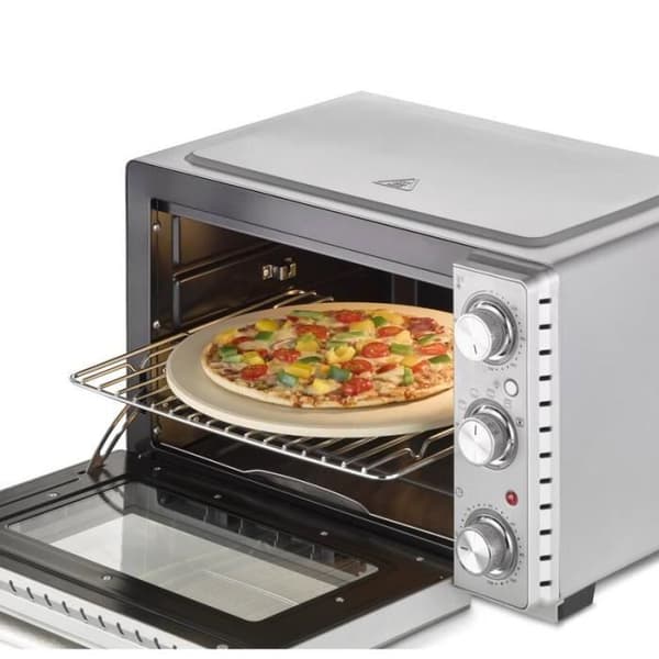 Four électrique - Caso - TO 26 SilverStyle - 5 i 1 - Pizzasten ingår - 230 °C max