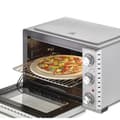 Miniatyrbild 2 av 4: Four électrique - Caso - TO 26 SilverStyle - 5 i 1 - Pizzasten ingår - 230 °C max