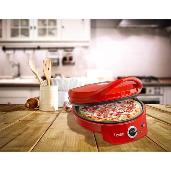 Pizzamaskin / Bordsgrill Bestron APZ400 1800 W röd