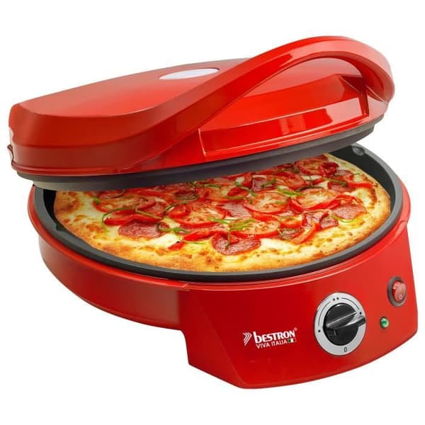 Pizzamaskin / Bordsgrill Bestron APZ400 1800 W röd