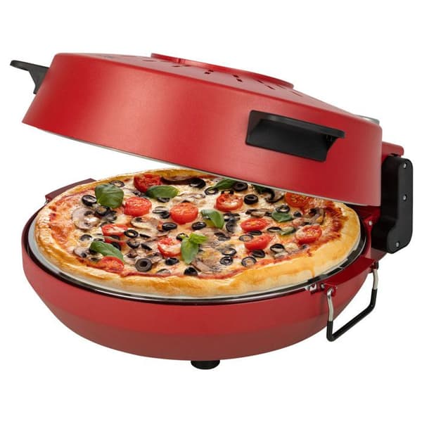 Pizzamaskin 1200W röd Clatronic PM3787-Röd