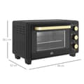 Miniatyrbild 3 av 9: Miniugn, 16 L 1400W, 44x32x28.1 cm, Svart