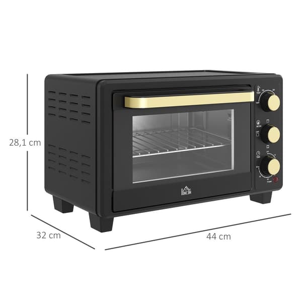 Miniugn, 16 L 1400W, 44x32x28.1 cm, Svart