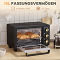 Miniatyrbild 4 av 9: Miniugn, 16 L 1400W, 44x32x28.1 cm, Svart