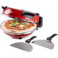 Miniatyrbild 4 av 4: Pizzaugn - DOMO - DO9284PZ - Elektrisk 1200W - Keramisk sten - Röd