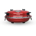 Miniatyrbillede 6 af 6: HKoeNIG Pizzaovn - NAPL350 - 32 cm kogeplade - Temperatur op til 350°C - Rød - 1200 W