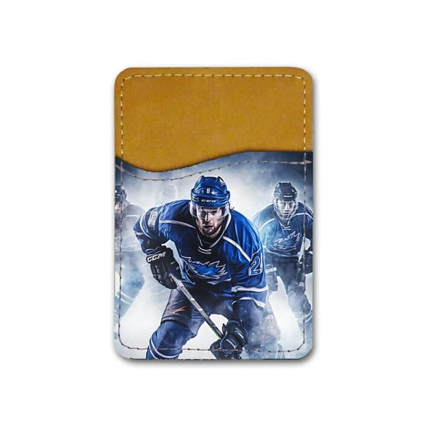 Ishockey Spelare Universell Självhäftande Mobil korthållare