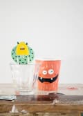 Miniatyrbild 2 av 4: Marque-place - porte-namn Folat - 68312 - Marker i glas Monster Bash - 6 delar, Multikolor