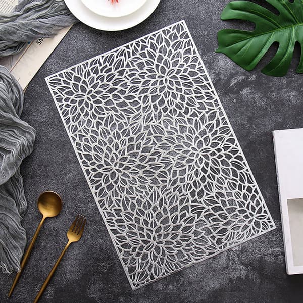Elegant Sofistikerad Bordsunderl�gg Underl�gg Silver Silver
