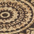 Miniatyrbild 4 av 4: Bordstabletter 4 st mörkbrun 38 cm rund jute