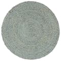 Miniatyrbild 3 av 5: vidaXL Bordstabletter 4 st olivgrön 38 cm rund jute -  Bordstabletter