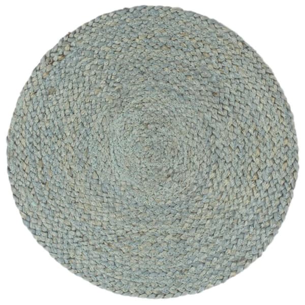 vidaXL Bordstabletter 4 st olivgrön 38 cm rund jute -  Bordstabletter