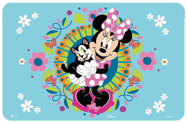 DISNEY MINNIE BLOMMOR - Bordsunderlägg 43 x 28 cm