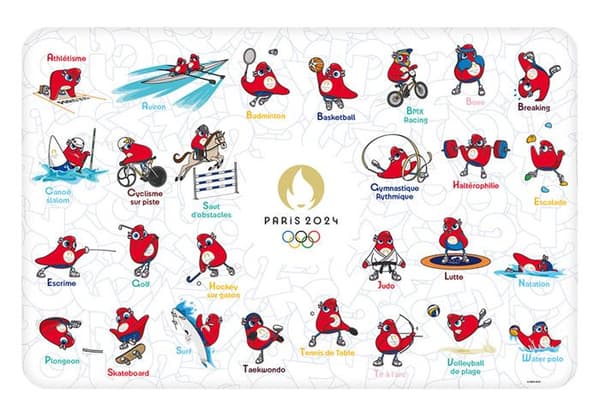 OLYMPISKA SPEL PARIS 2024 - Bordsunderlägg 43 x 28 cm