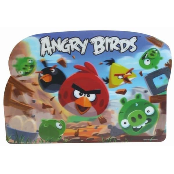 Frukostduk - Angry Birds - Frukost - Polypropen - Rundade hörn - 30 x 45 cm - Tvättbar