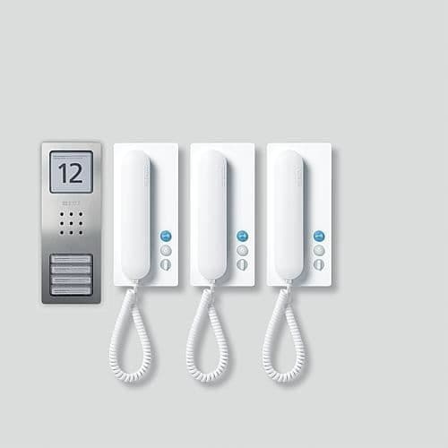 Intercom - SIEDLE - SET CA 812-3 E-W - Rostfritt Stål - Vit - 2 enheter