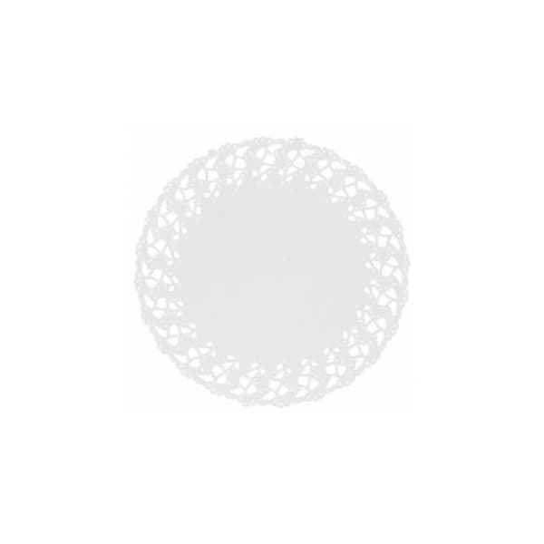 Napperons - GARCIA DE POU - Runda - Ø 14 cm - Utsmyckad spets - 250 st