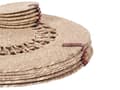 Miniatyrbilde 6 av 6: Sett med 12 Bordbrikker Dekkbrikker Naturlig Sjøgress 35/10 cm Håndlaget Hjemmeinnredning Spisestue Boho-stil