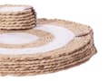 Miniatyrbild 6 av 6: Bordstabletter och Underlägg 12 st Naturligt Jute 35/10 cm Handgjorda Boho Stil Heminredning Matrum Kök