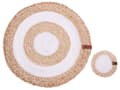 Miniatyrbild 1 av 6: Bordstabletter och Underlägg 12 st Naturligt Jute 35/10 cm Handgjorda Boho Stil Heminredning Matrum Kök