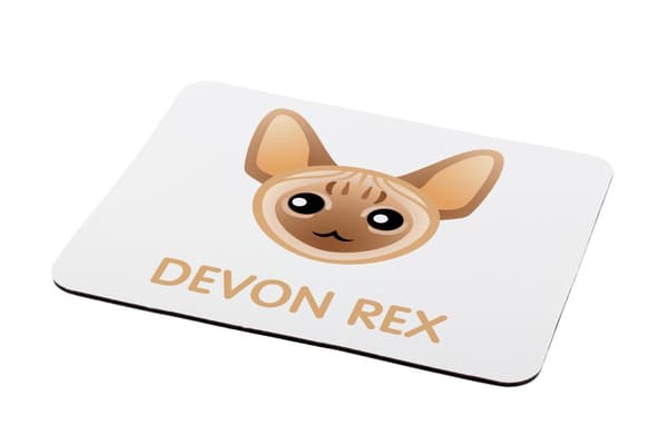 Devon Rex - musen vadderar av Art-Dog