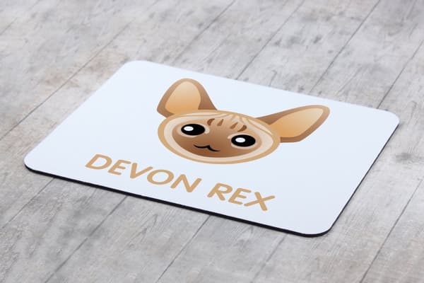 Devon Rex - musen vadderar av Art-Dog