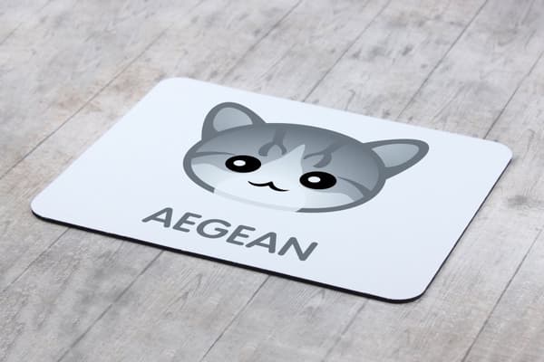 Aegean - musen vadderar vid Art-Dog