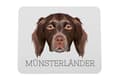 Miniatyrbild 1 av 4: Münsterländer - geometrisk dyna med foto och inskription för Art-Dog-musen