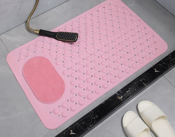 Anti-skrid måtte til badeværelset, pink