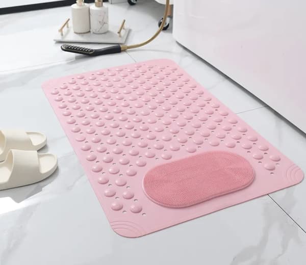 Anti-skrid måtte til badeværelset, pink