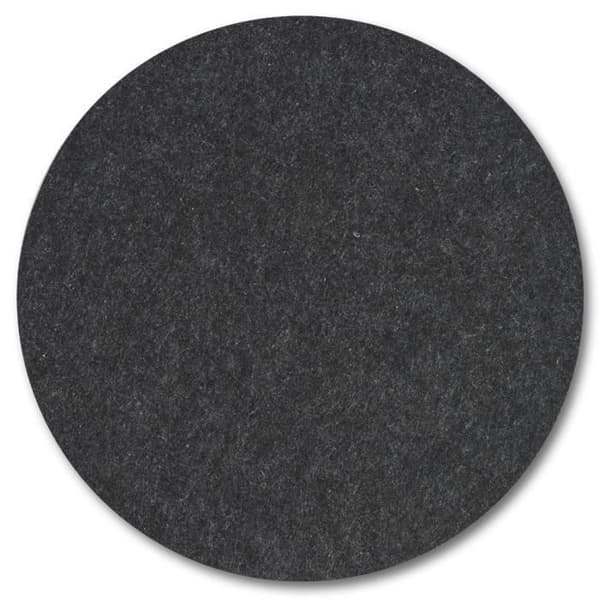 Sänk i filt, Ø 38 cm, mörkgrå, ZELLER - ZELLER