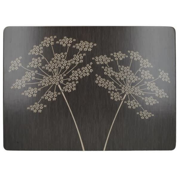 Creative Tops bordstablett Silhouette 40 x 29 cm brun kork 4 delar