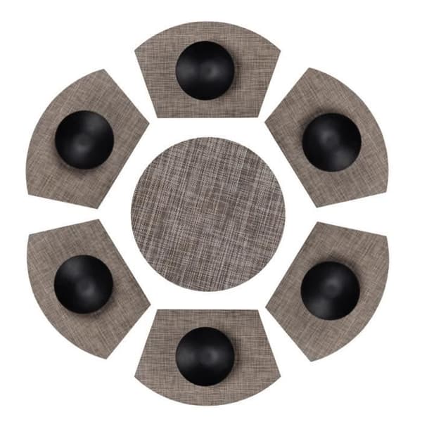 Bordstabletter - YOUCAI - Pack om 7 - Värmebeständig PVC - Halkfria - 45x30cm