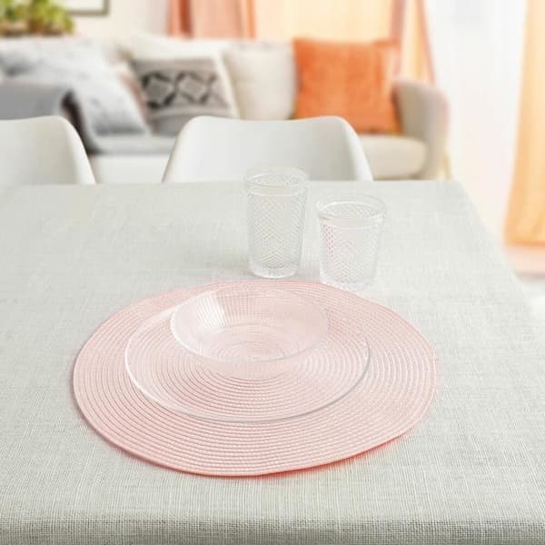 Bordstablett - Quid - Vita Peoni - Plast - 38 cm - Paket med 12