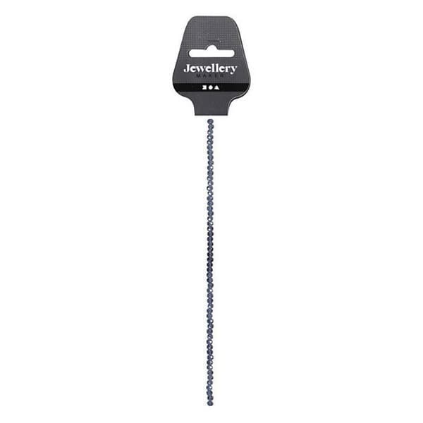 Perlor - Creotime - Svart - 4 mm - 45 stycken - Syntetisk