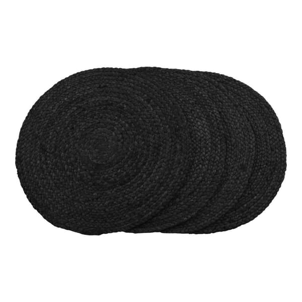 Rootz Bombay Placemats - Bordmattor - Jute Coasters - Rustic Charm - Ø38cm x 0,5 cm