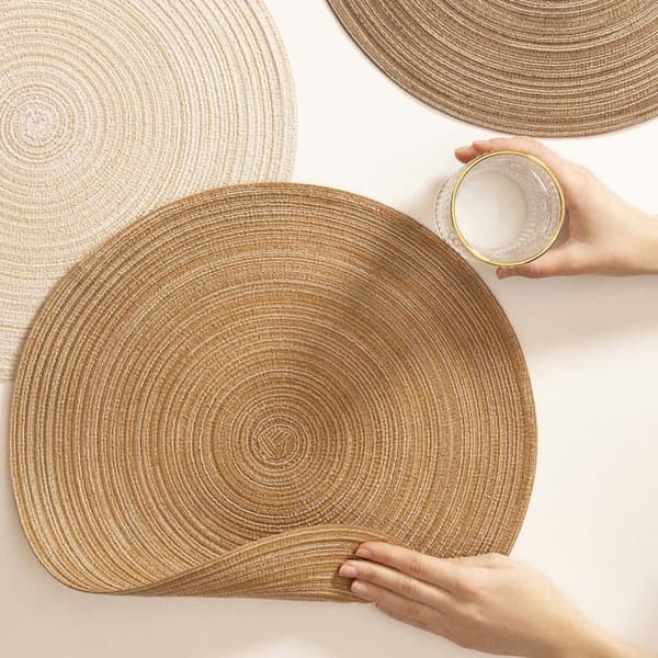 Matmatta | TANGO | rund beige | 38 cm | 821641
