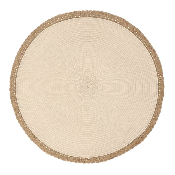 Spisemåtte | PLAR | rund ecru | 38 cm | 821672