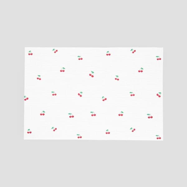 Pad | FRUKTMARKNAD | med fruktmönster körsbär | 30x45cm | 742286