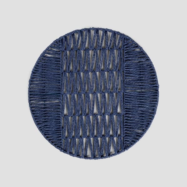 Pad | PALS | marinblå med genombrutet mönster | 38 cm | 742415