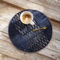 Miniatyrbild 1 av 4: Pad | PALS | marinblå med genombrutet mönster | 38 cm | 742415
