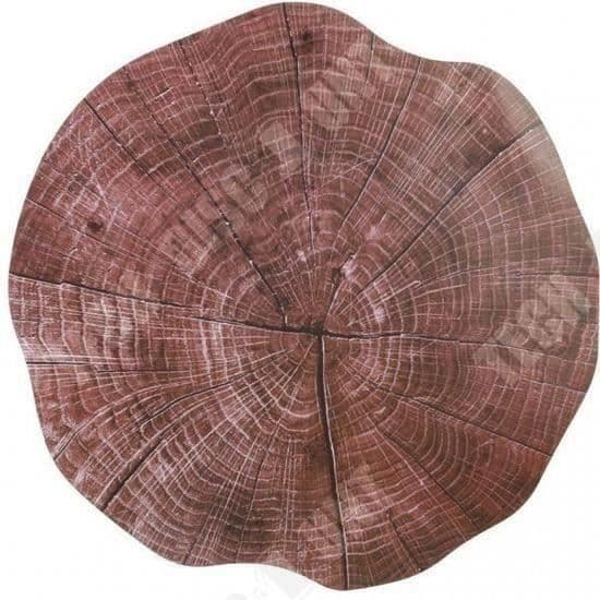 TD® Imitationsträstubb bordstablett / Dekoration / Servis / Trendigt / Diameter 38,50 Cm