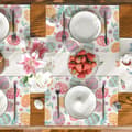 Miniatyrbild 5 av 6: Easter bordstablett med kanin och påskägg, inredning för restaurang, vardagsrum och matsal, halkfri och värmebeständig