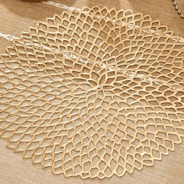 4-Pack Bordstablett 41cm Guld
