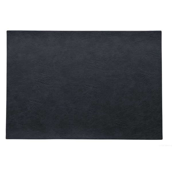 Set av veganskt läder 46x33cm - Asa - Mörkblå -